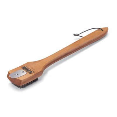 Щетка для гриля с бамбуковой ручкой Weber, 46 см.